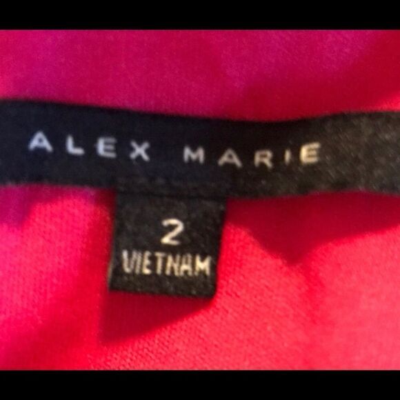 Alex Marie Size 2 NWT Rose Colored Cocktail Dress - Picture 5 of 9
